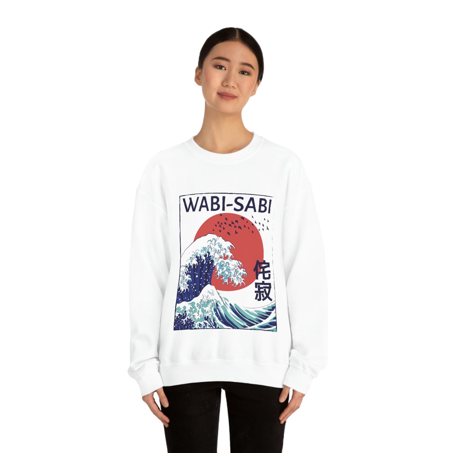 Indie Japanese Art, Japan Streeetwear Retro, Japanese Aesthetic Wave Sweatshirt