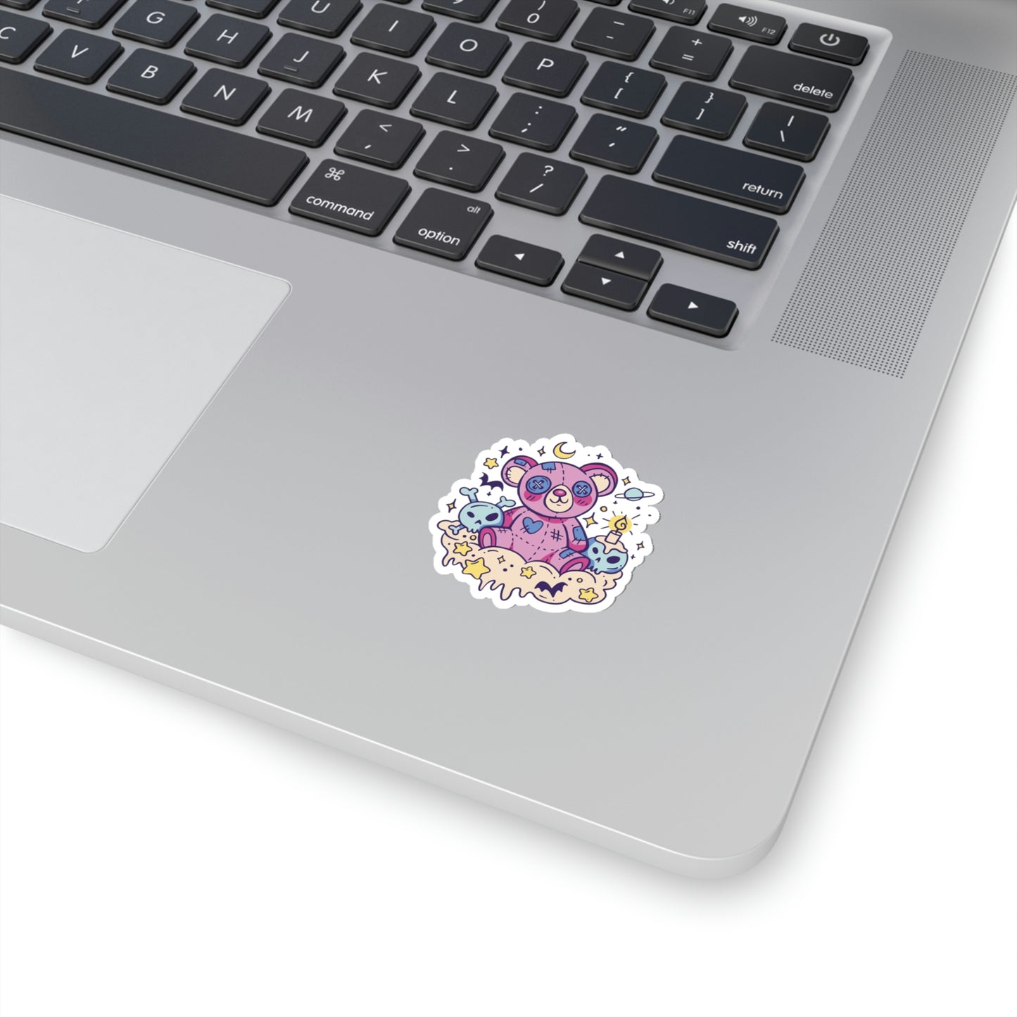 Kawaii Pastel Goth Teddy Bear Sticker