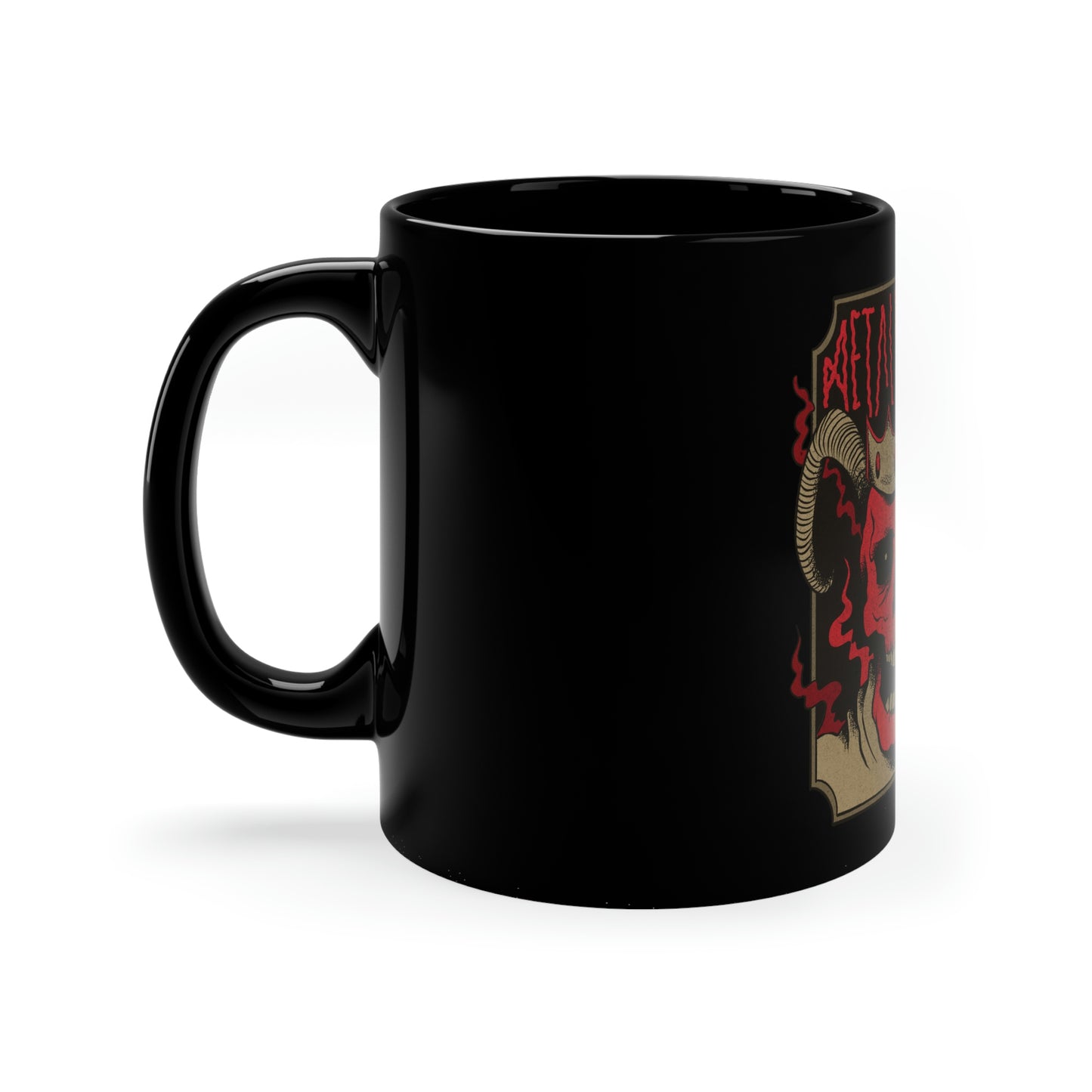 METAL KINGS Skull 11oz Black Mug