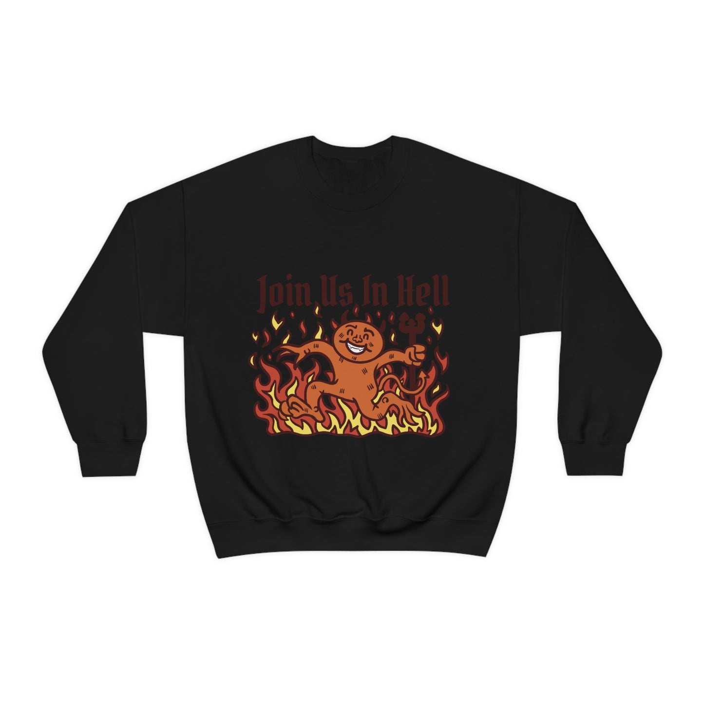 Join Us In Hell Cute Demon, Goth Aesthetic Sweatshirt