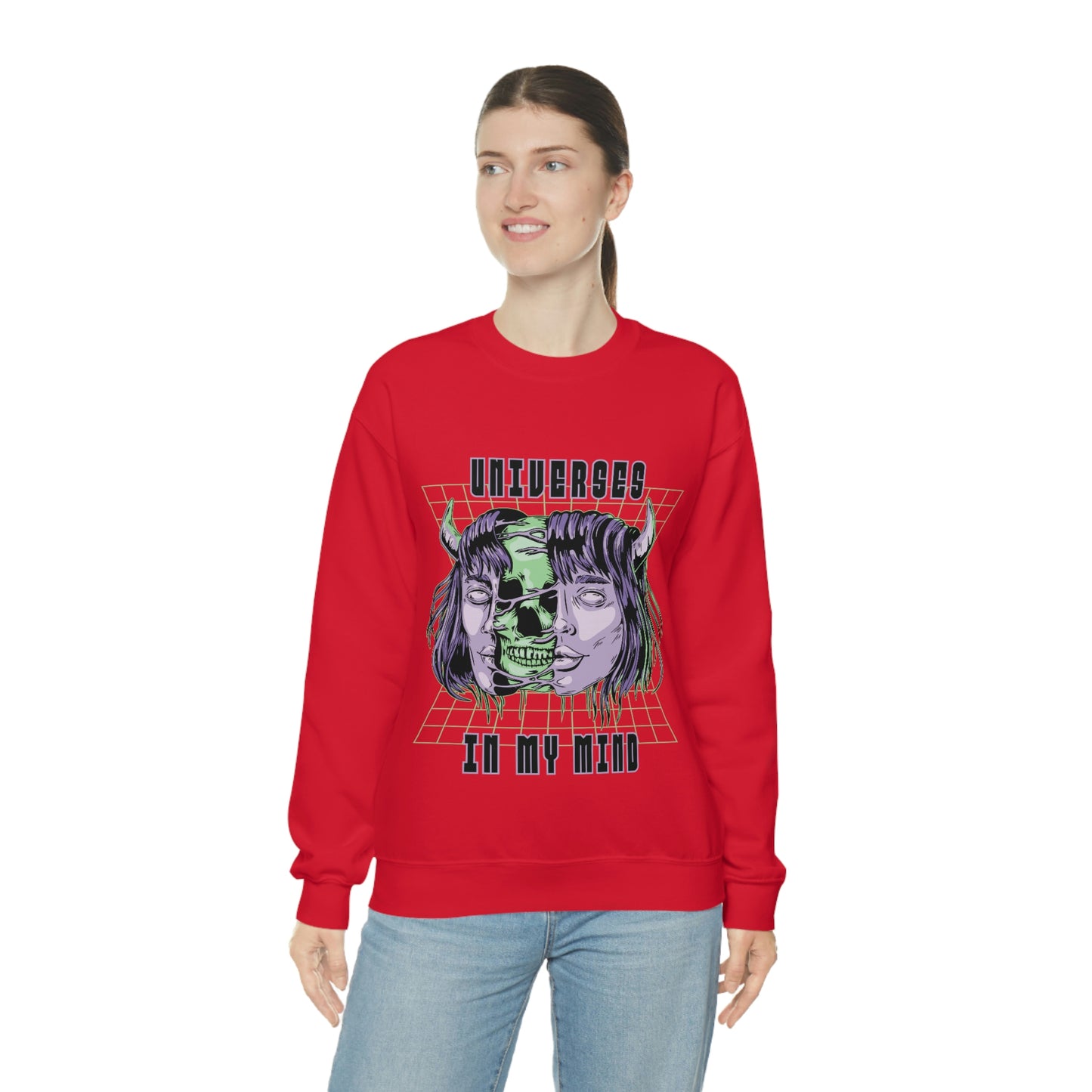 Universes In My Mind Pastel Goth Aesthetic Cyber Sweatshirt