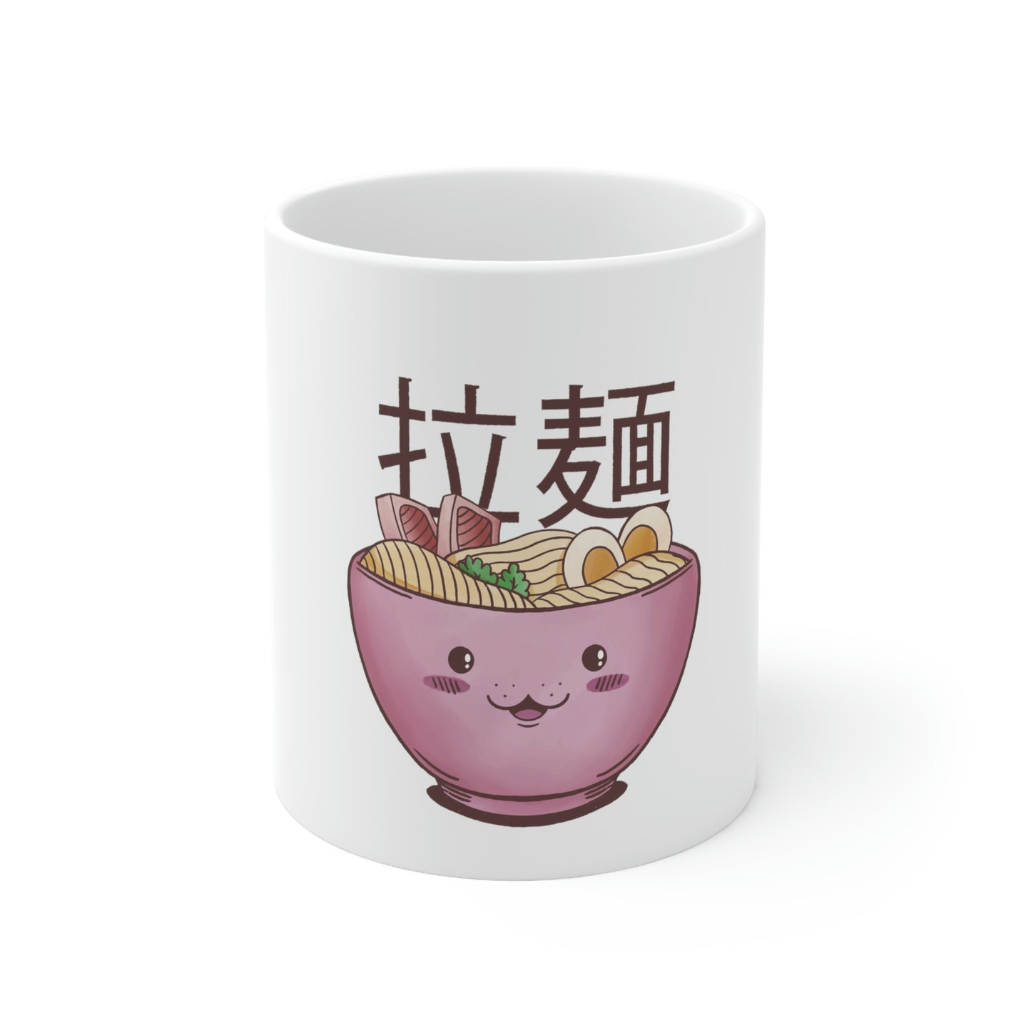 Ramen Pastel Kawaii Aesthetic, Yami Kawaii, Japanese Aesthetic Otaku White Ceramic Mug 11oz