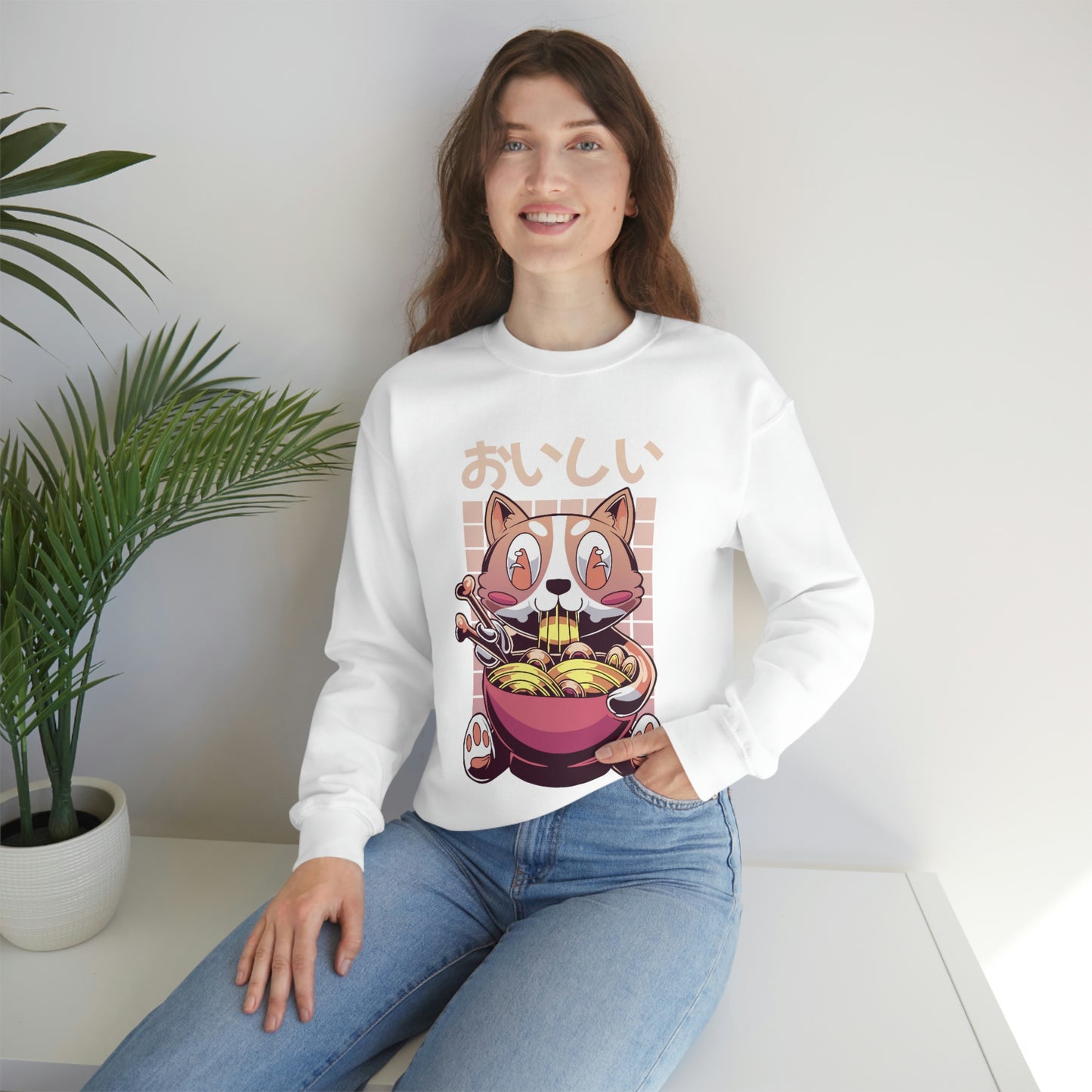 Kawaii Sweatshirt, Kawaii Clothing, Kawaii Clothes, Yami Kawaii Aesthetic, Pastel Kawaii Sweatshirt Ramen Sweater Sweatshirt