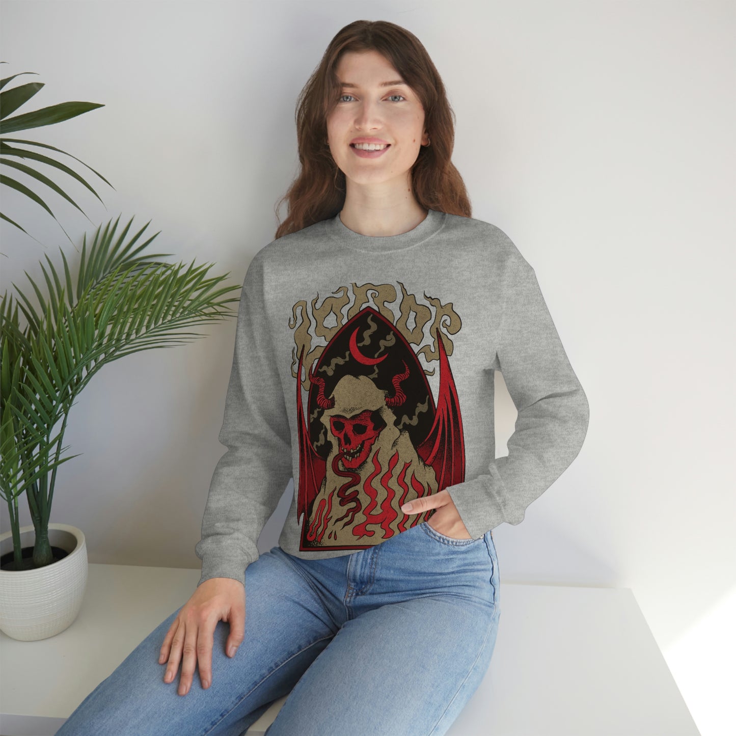 Dark Demons Goth Aesthetic Sweatshirt