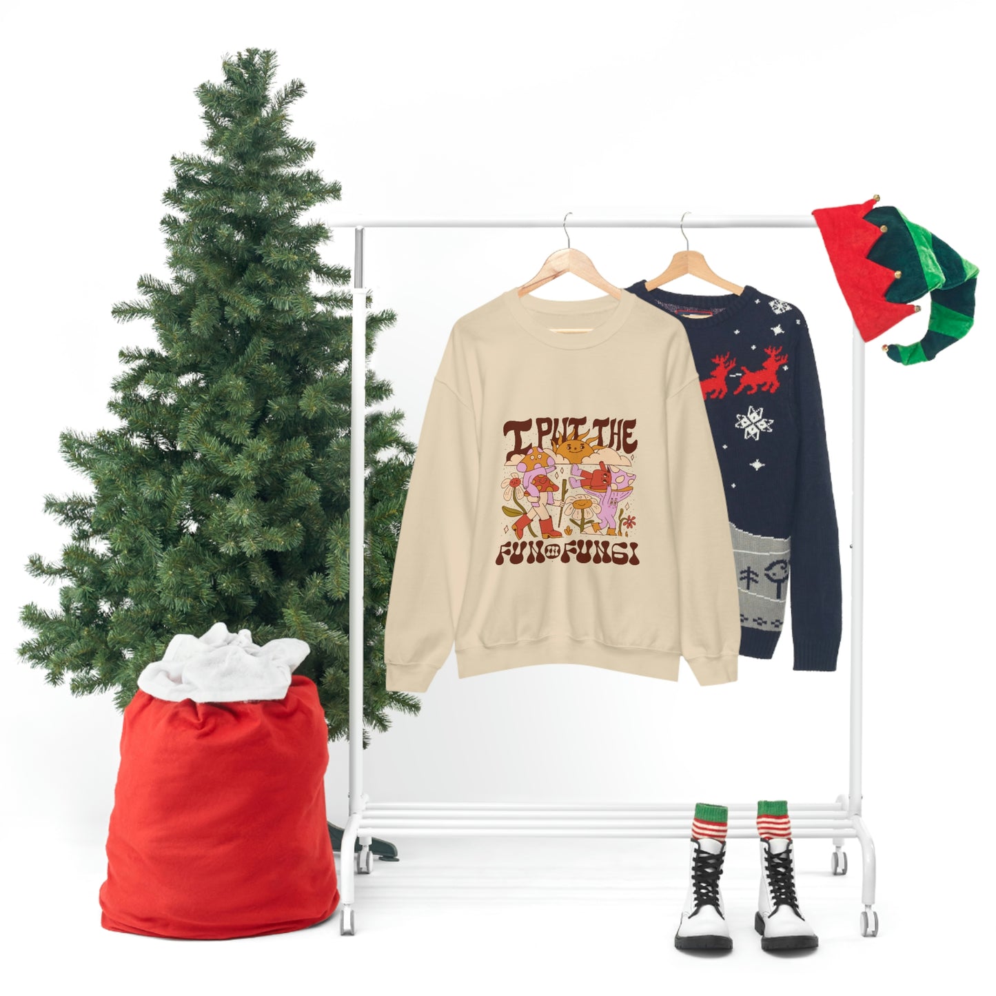 Cottagecore I Put The Fun In Fungi Sweatshirt