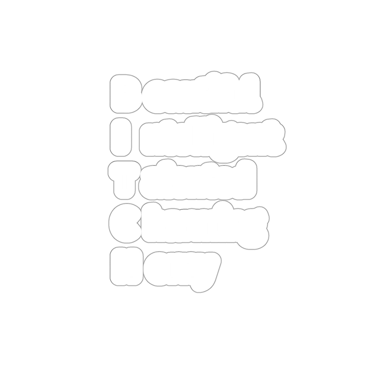 BITCH Shirt, Beautifull Intelligent, Talented, Charming, Horny Sticker