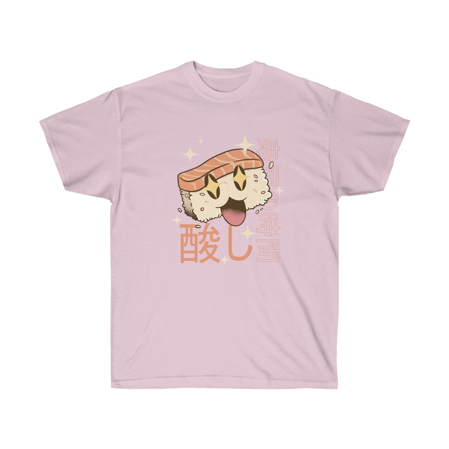 Kawaii Aesthetic Cute Sushi Illustration T-Shirt