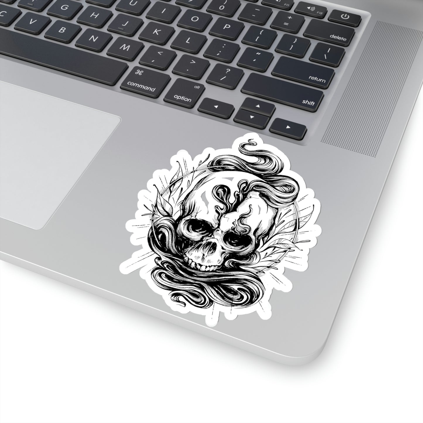 Gothic Skull, Goth Aesthetic Sticker