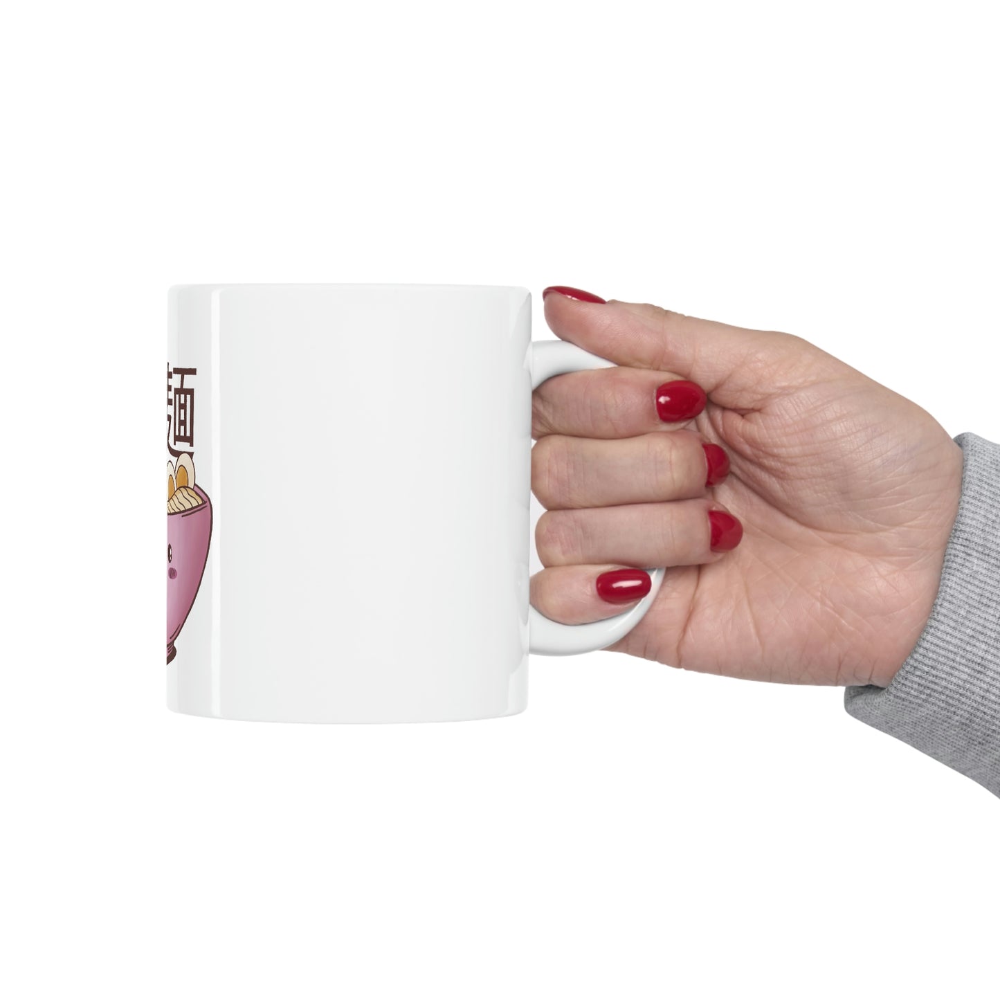 Ramen Pastel Kawaii Aesthetic, Yami Kawaii, Japanese Aesthetic Otaku White Ceramic Mug 11oz