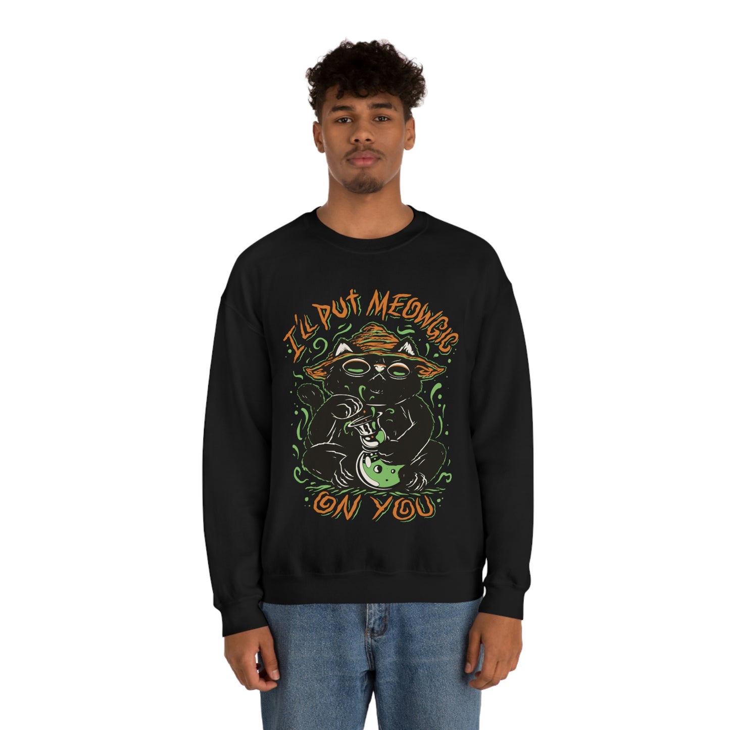 Ill put Meowgic On You Goth Aesthetic Sweatshirt