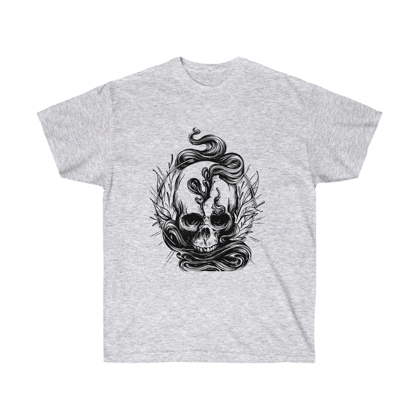 Gothic Skull, Goth Aesthetic T-Shirt