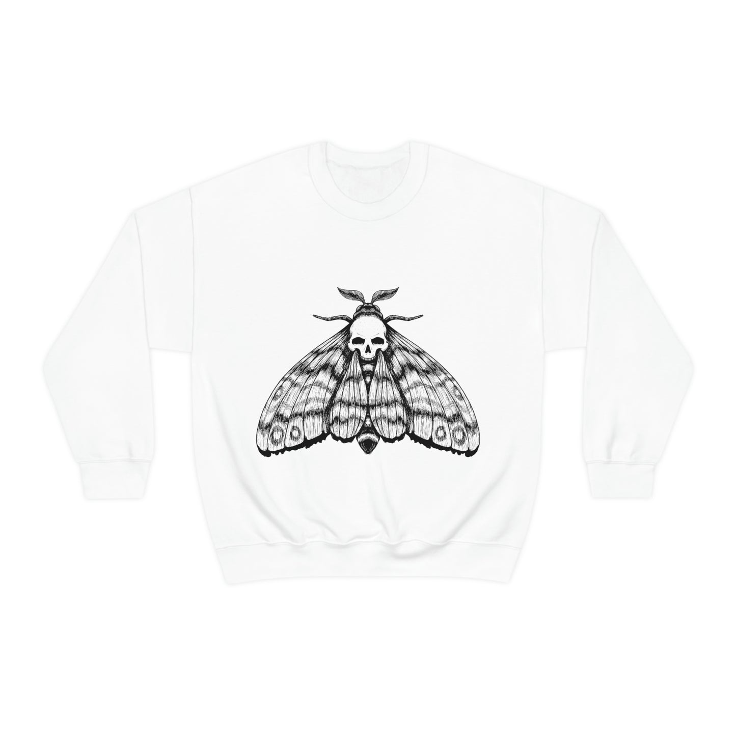 Ink Moth Skull Sweatshirt