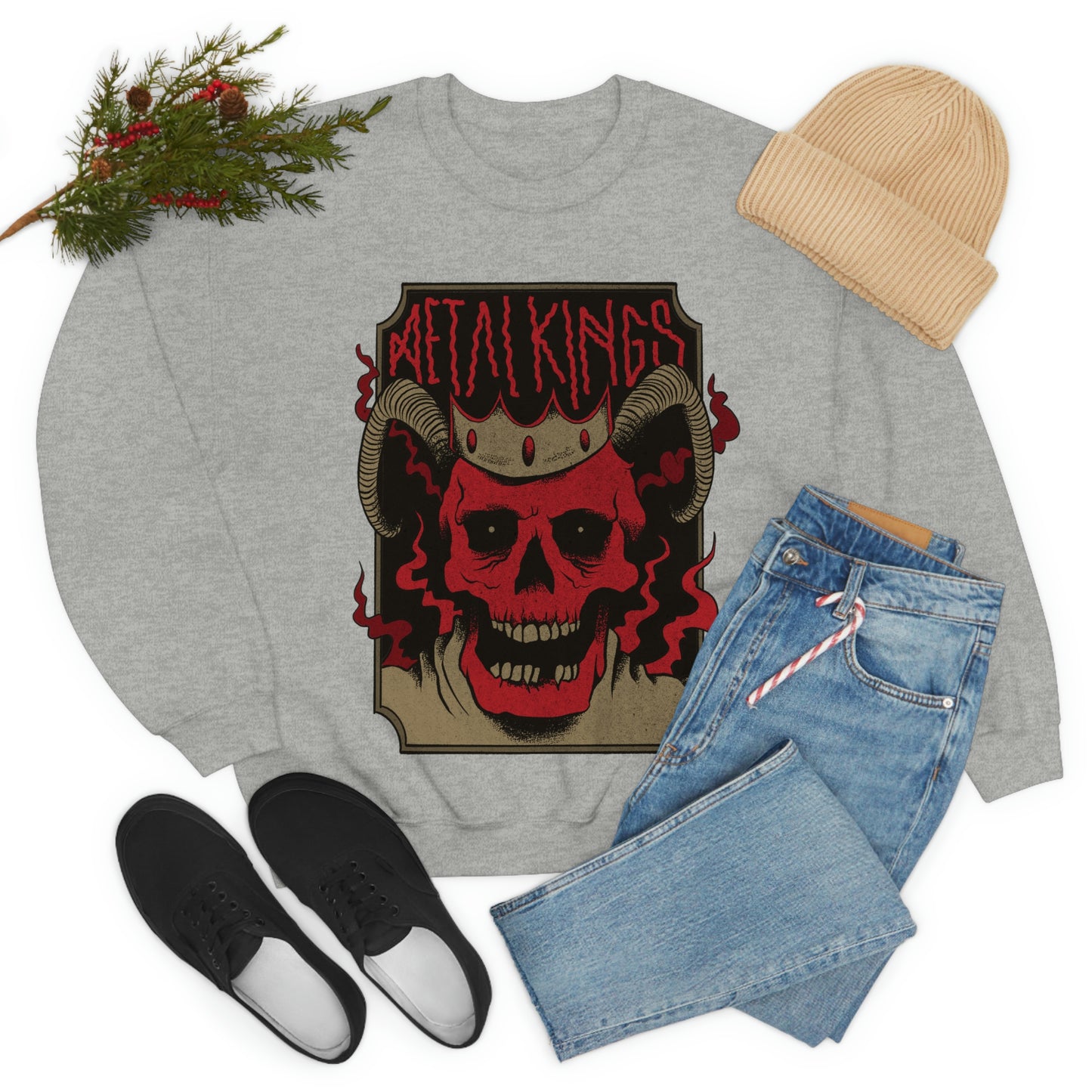 METAL KINGS BAND Goth Aesthetic Sweatshirt