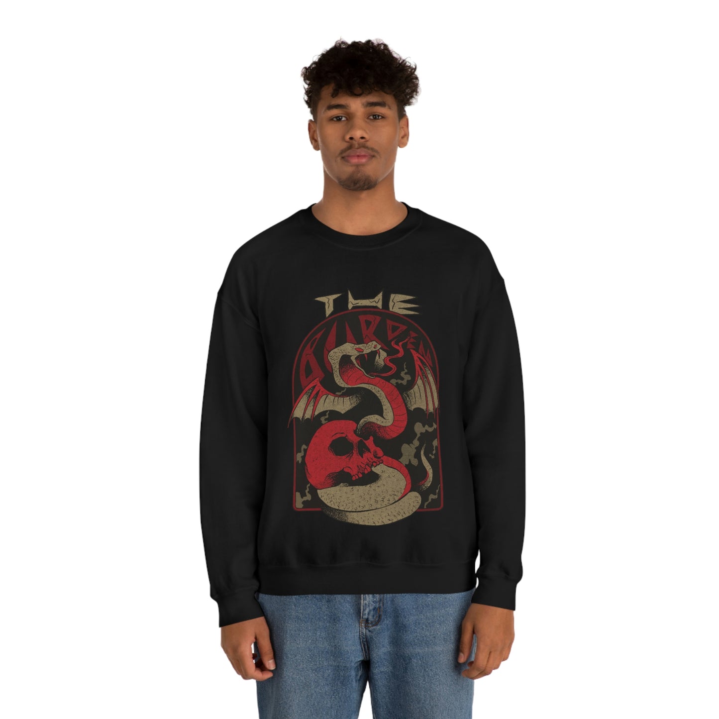 Snake and skull grunge Sweatshirt