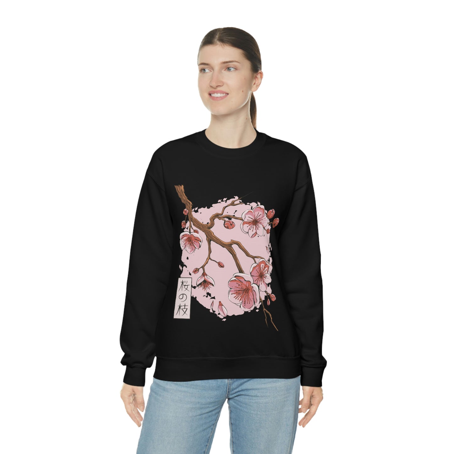 Japanese Aesthetic Sakura Blossom Flowers Sweatshirt