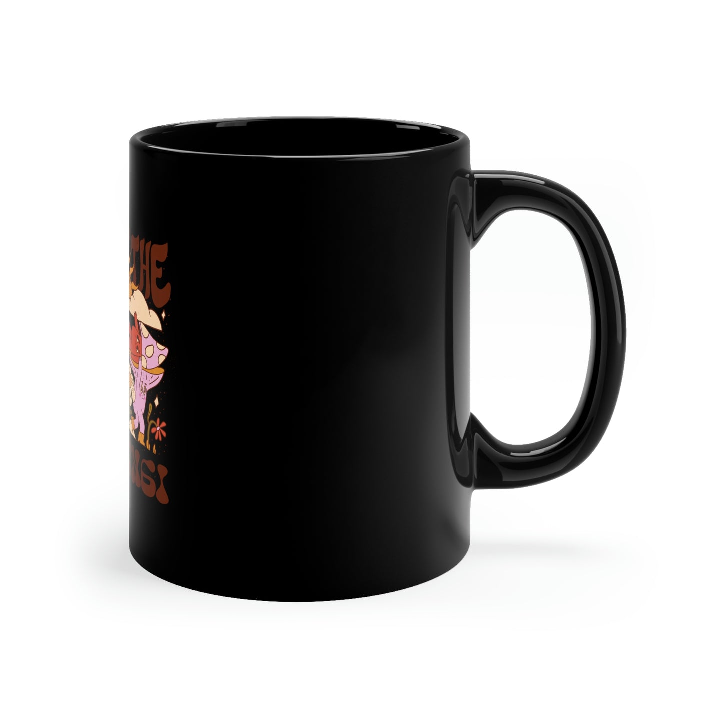 Cottagecore I Put The Fun In Fungi Dark Mug