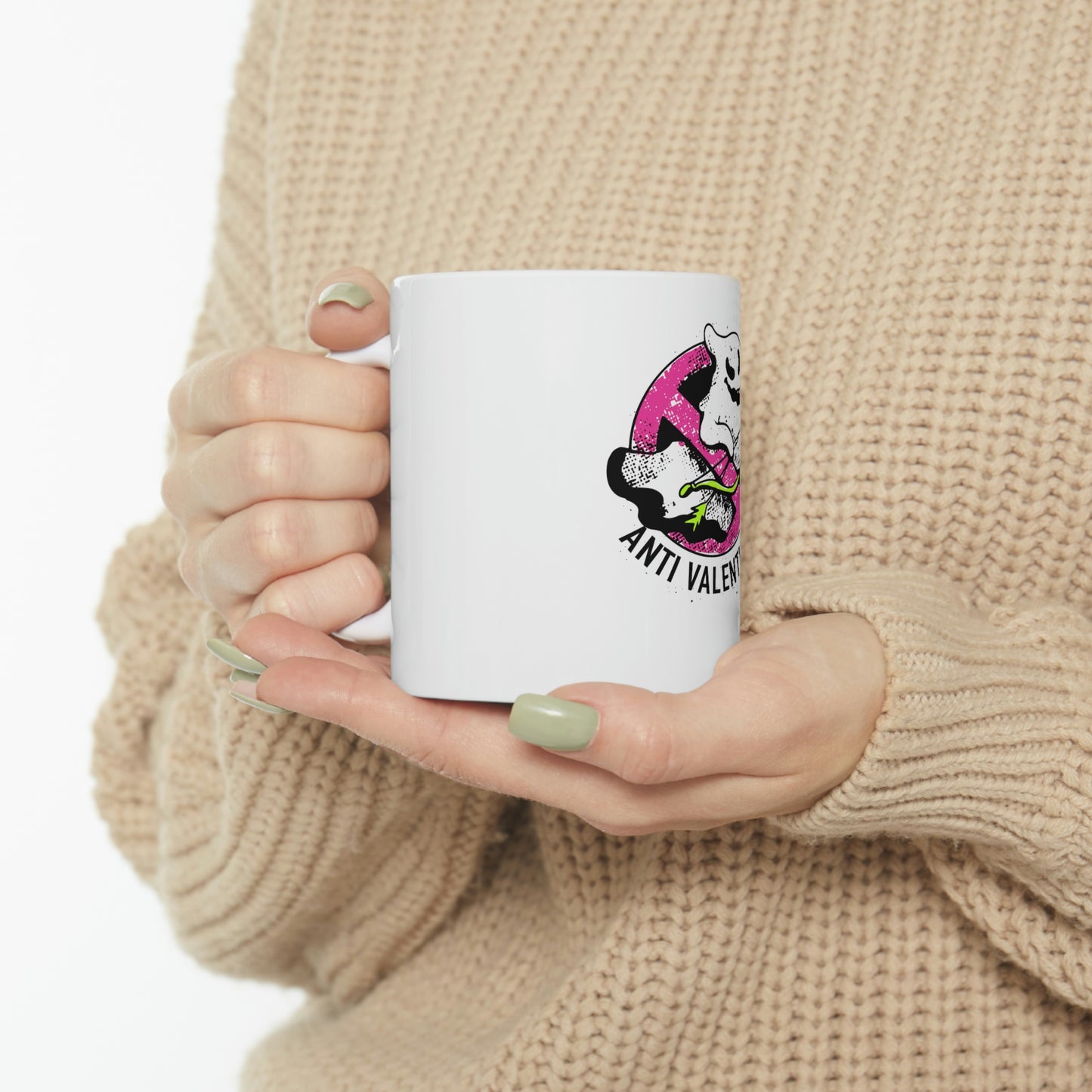 Anti Valentines CLub Ghost Mug