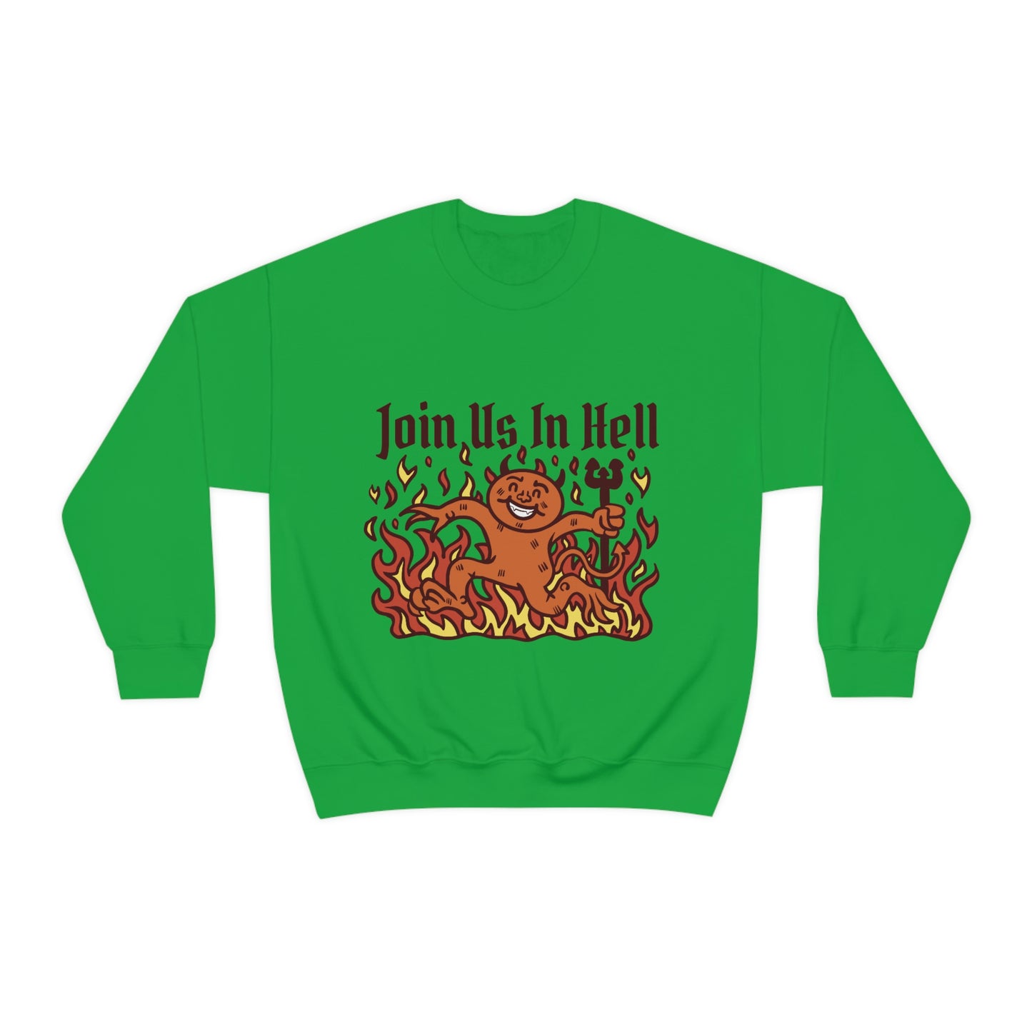 Join Us In Hell Cute Demon, Goth Aesthetic Sweatshirt