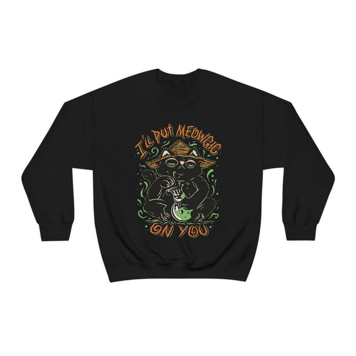 Ill put Meowgic On You Goth Aesthetic Sweatshirt