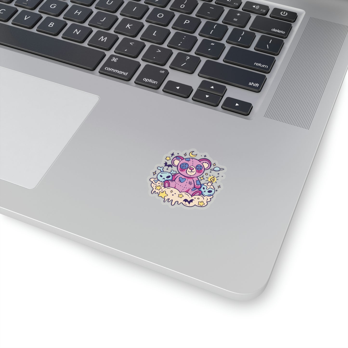 Kawaii Pastel Goth Teddy Bear Sticker
