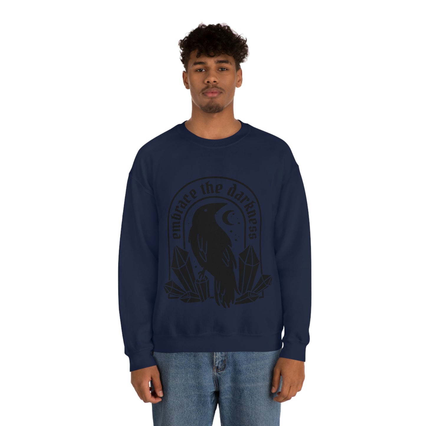 Embrace The Darkness Goth Aesthetic Sweatshirt