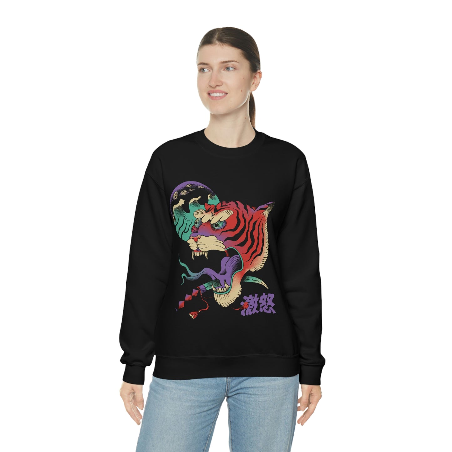 Indie Japanese Art, Japan Streeetwear Retro, Japanese Aesthetic Sweatshirt