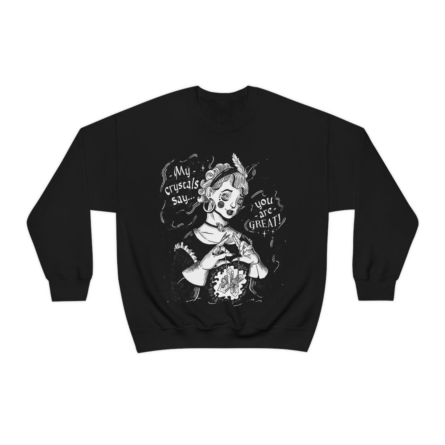 Witch Aesthetic Ilustration Sweatshirt