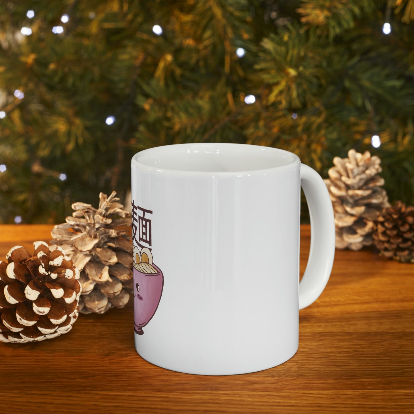 Ramen Pastel Kawaii Aesthetic, Yami Kawaii, Japanese Aesthetic Otaku White Ceramic Mug 11oz