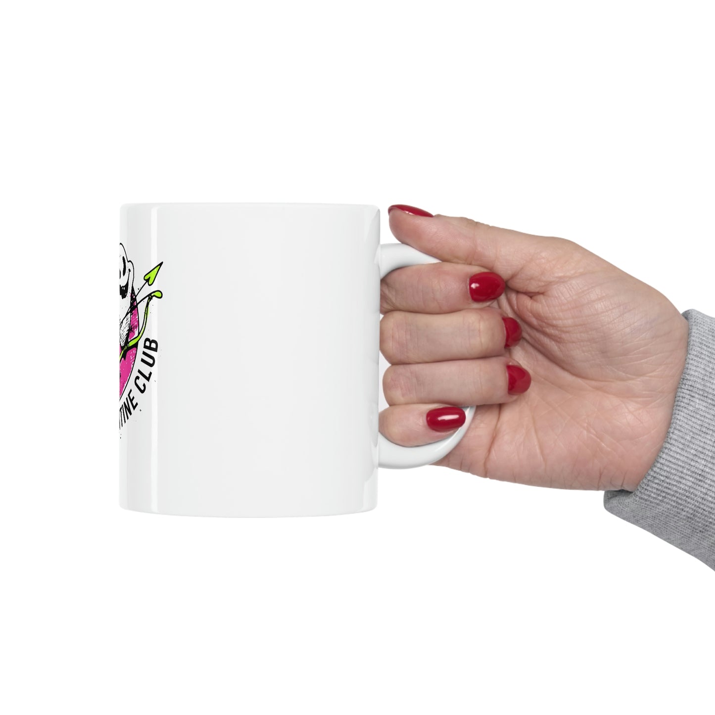 Anti Valentines CLub Ghost Mug