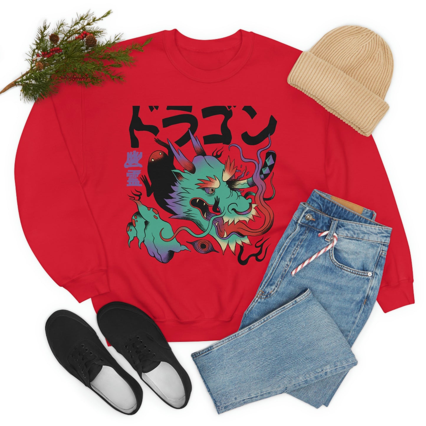 Indie Japanese Art, Japan Streeetwear Retro, Japanese Aesthetic Sweatshirt