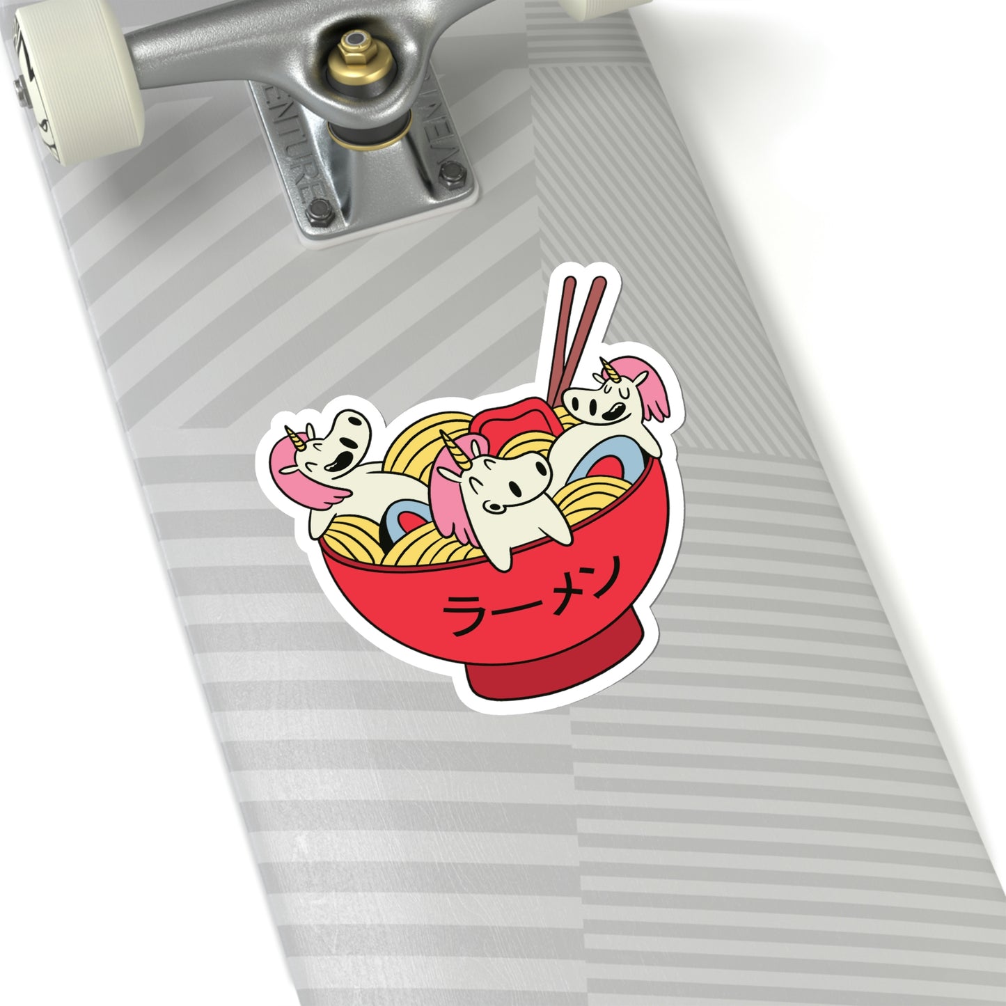 Japanese Aesthetic Unicorn In Ramen Sticker