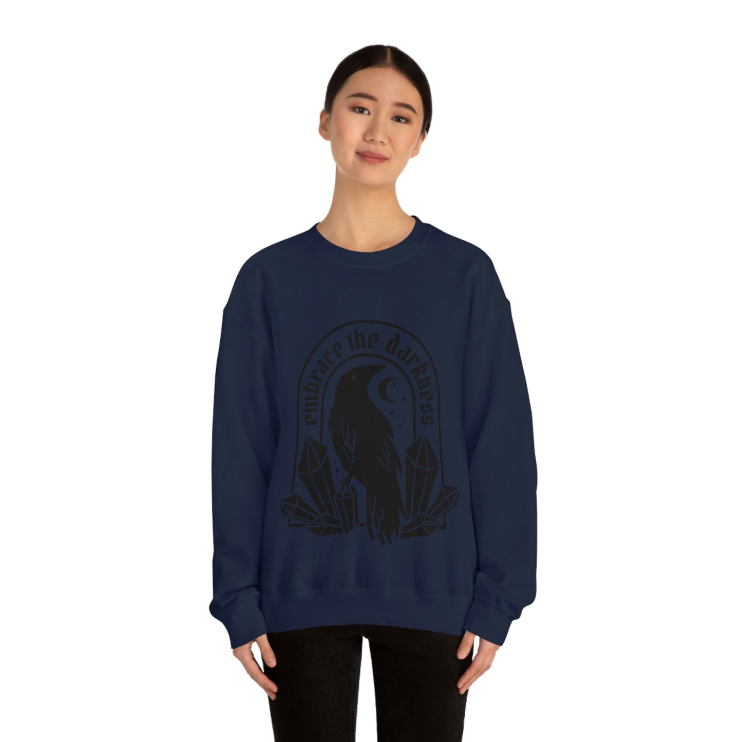 Embrace The Darkness Goth Aesthetic Sweatshirt