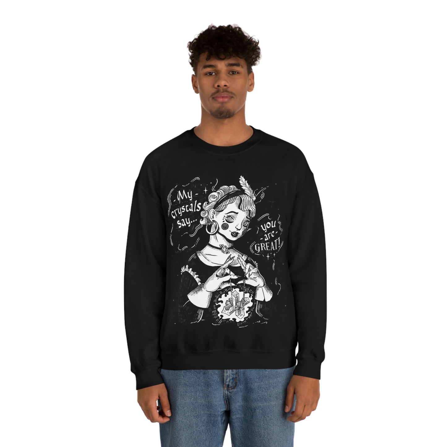 Witch Aesthetic Ilustration Sweatshirt
