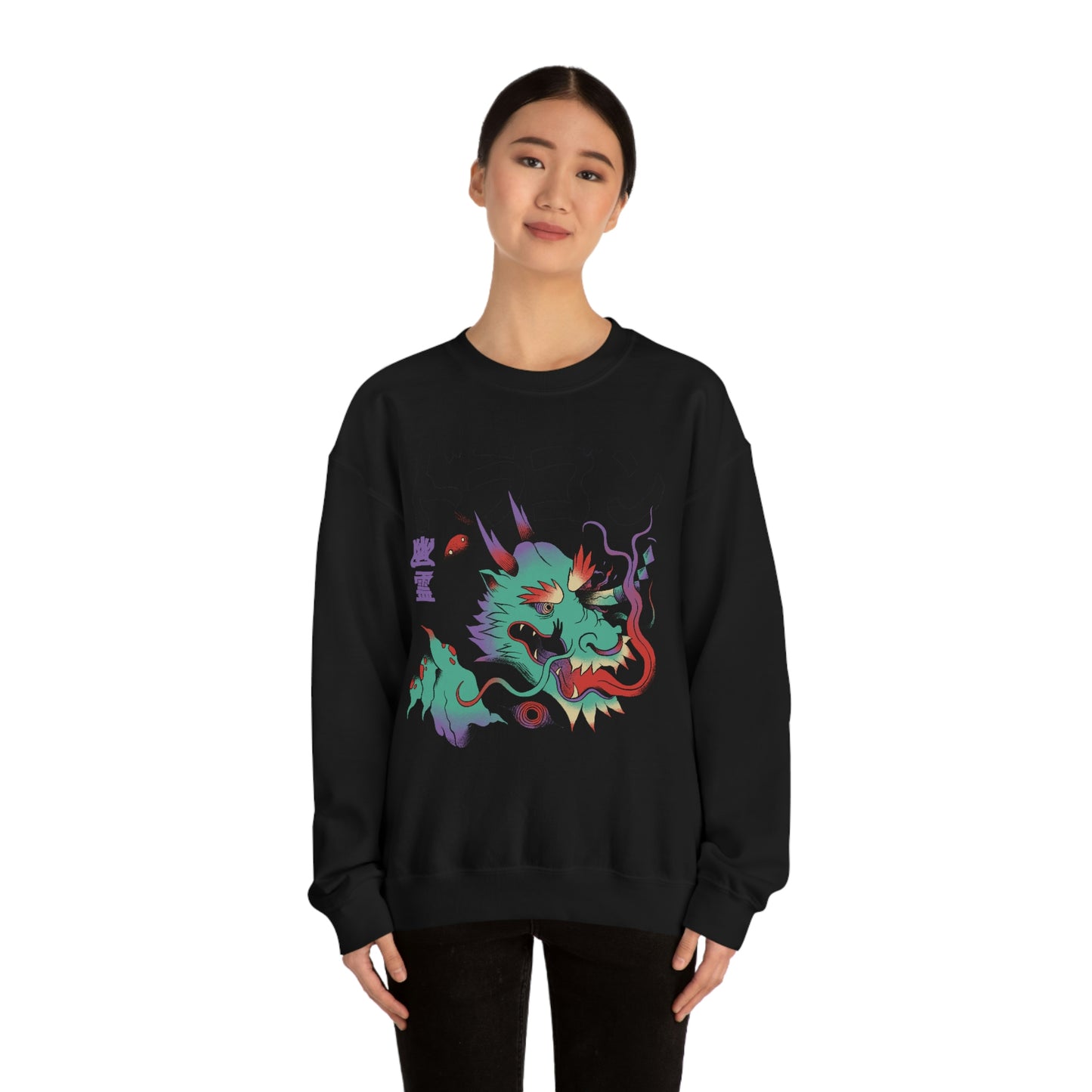 Indie Japanese Art, Japan Streeetwear Retro, Japanese Aesthetic Sweatshirt