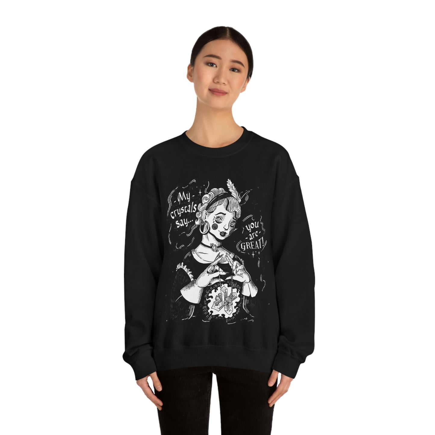 Witch Aesthetic Ilustration Sweatshirt