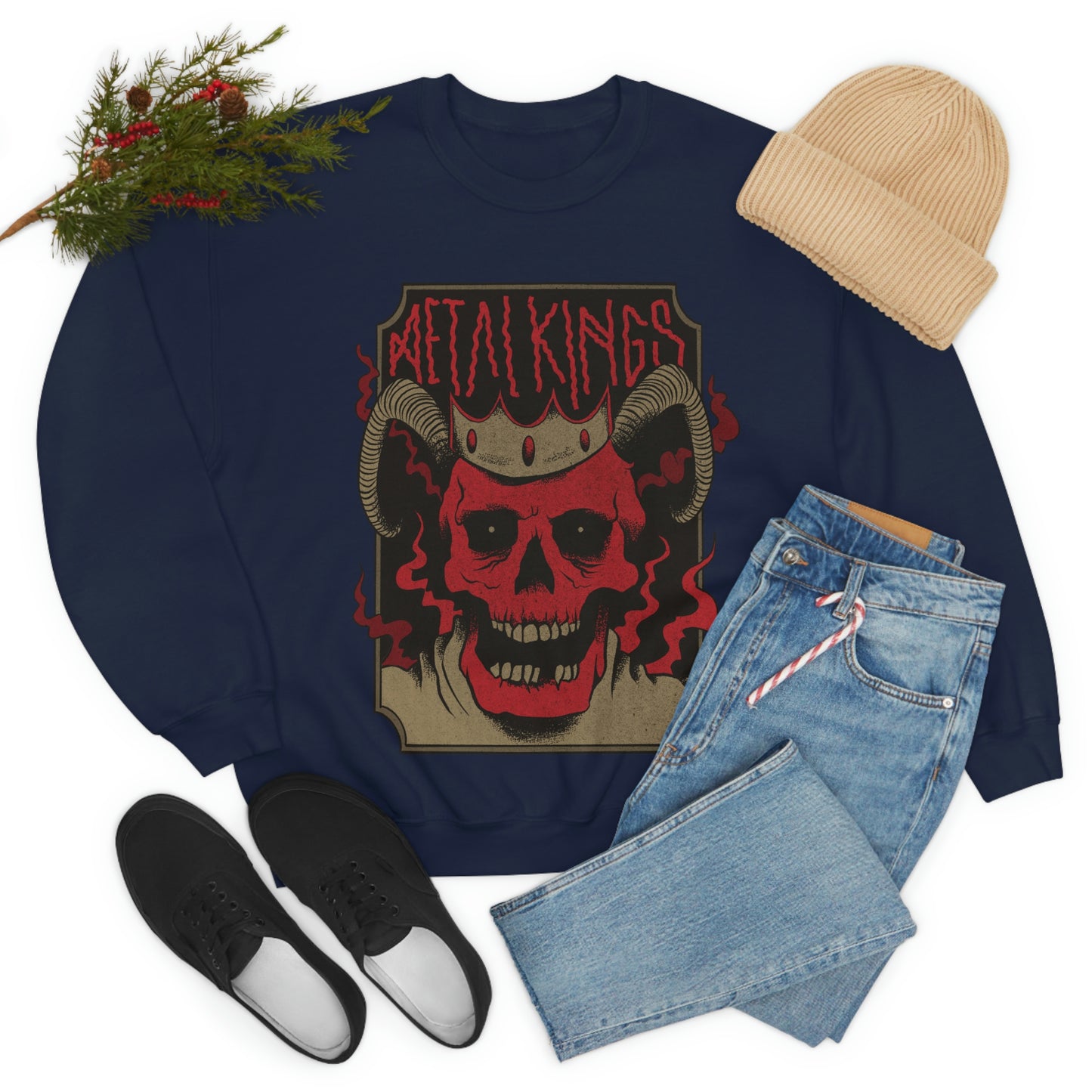 METAL KINGS BAND Goth Aesthetic Sweatshirt