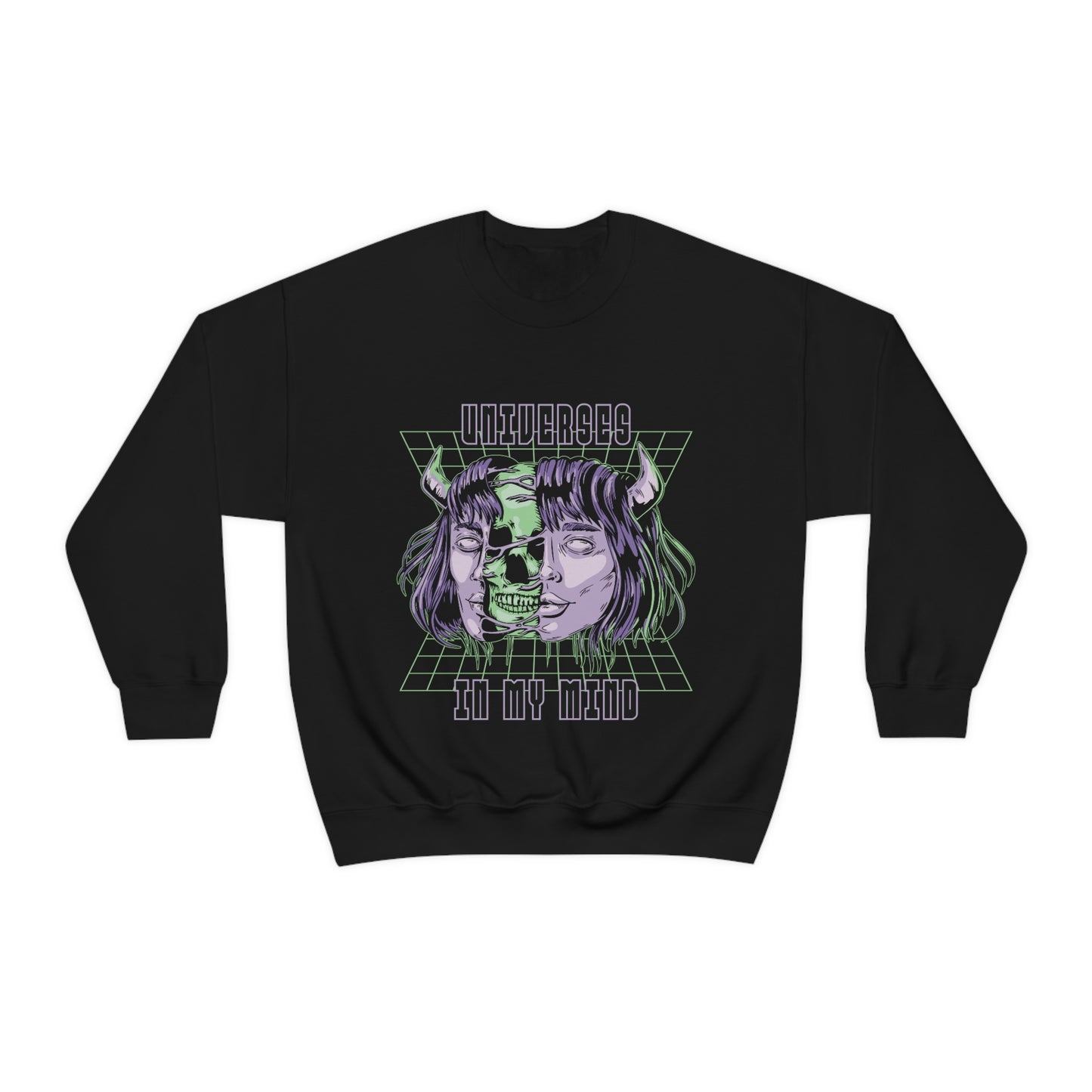 Universes In My Mind Pastel Goth Aesthetic Cyber Sweatshirt