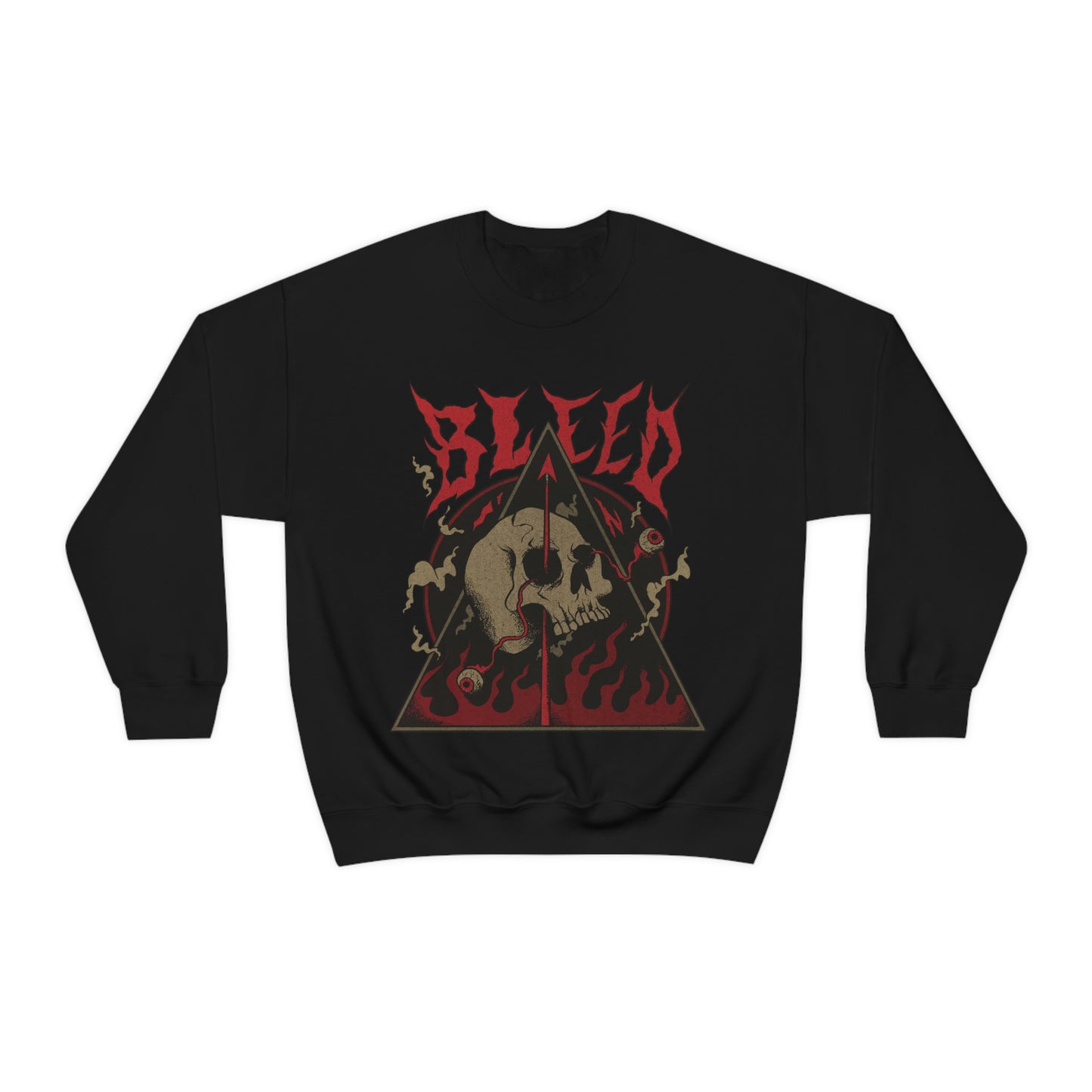 SKULL METAL BAND Goth Aesthetic Sweatshirt
