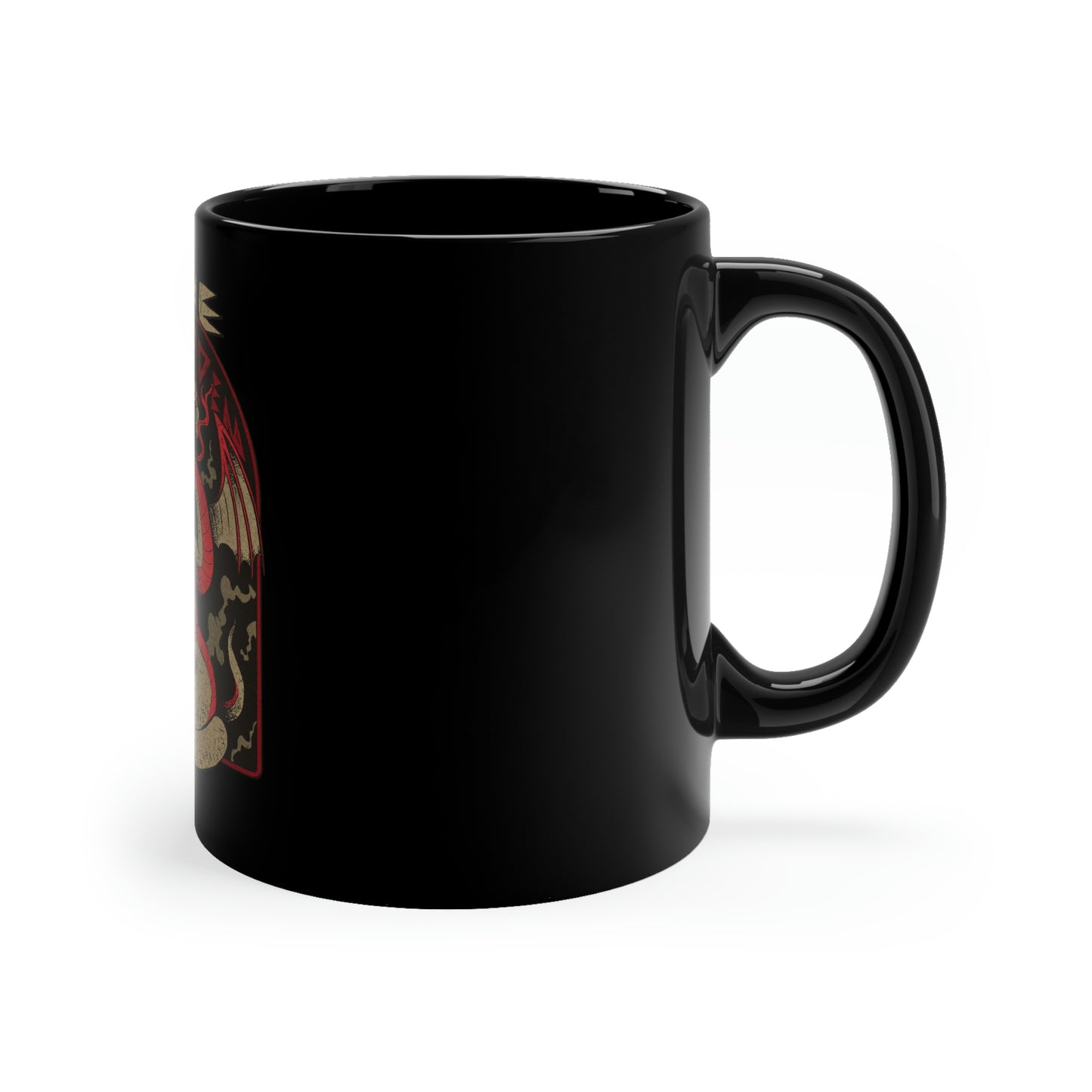 Snake and skull grunge 11oz Black Mug
