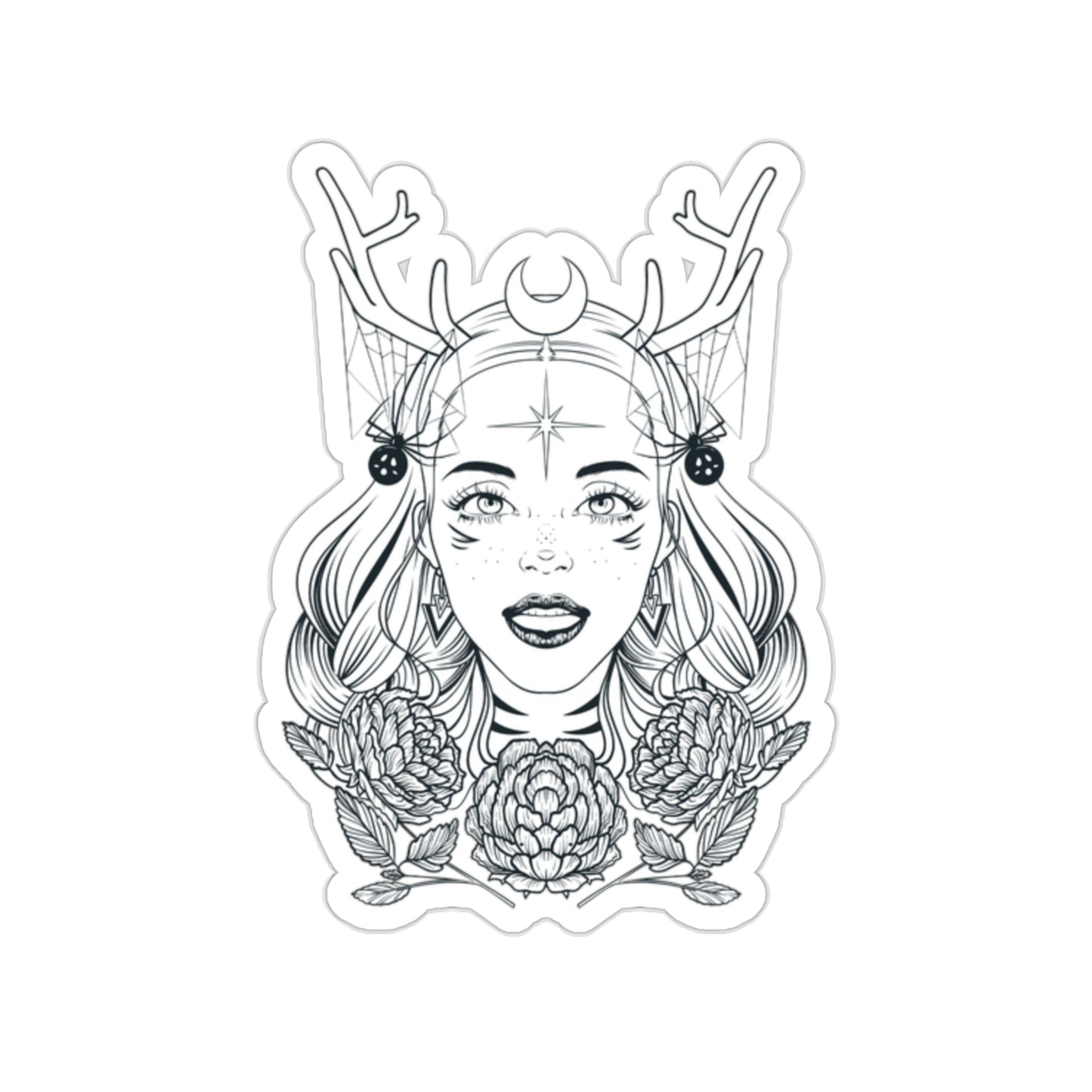 Goth Girl Aesthetic Sticker