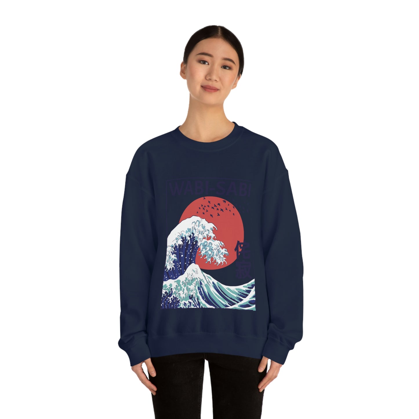 Indie Japanese Art, Japan Streeetwear Retro, Japanese Aesthetic Wave Sweatshirt
