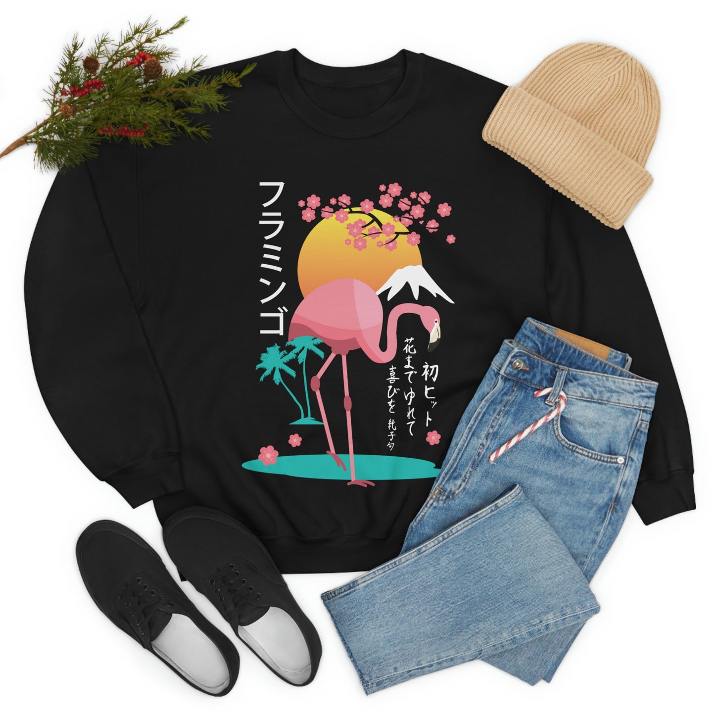 Indie Japanese Art, Japan Streeetwear Retro, Japanese Aesthetic Sweatshirt