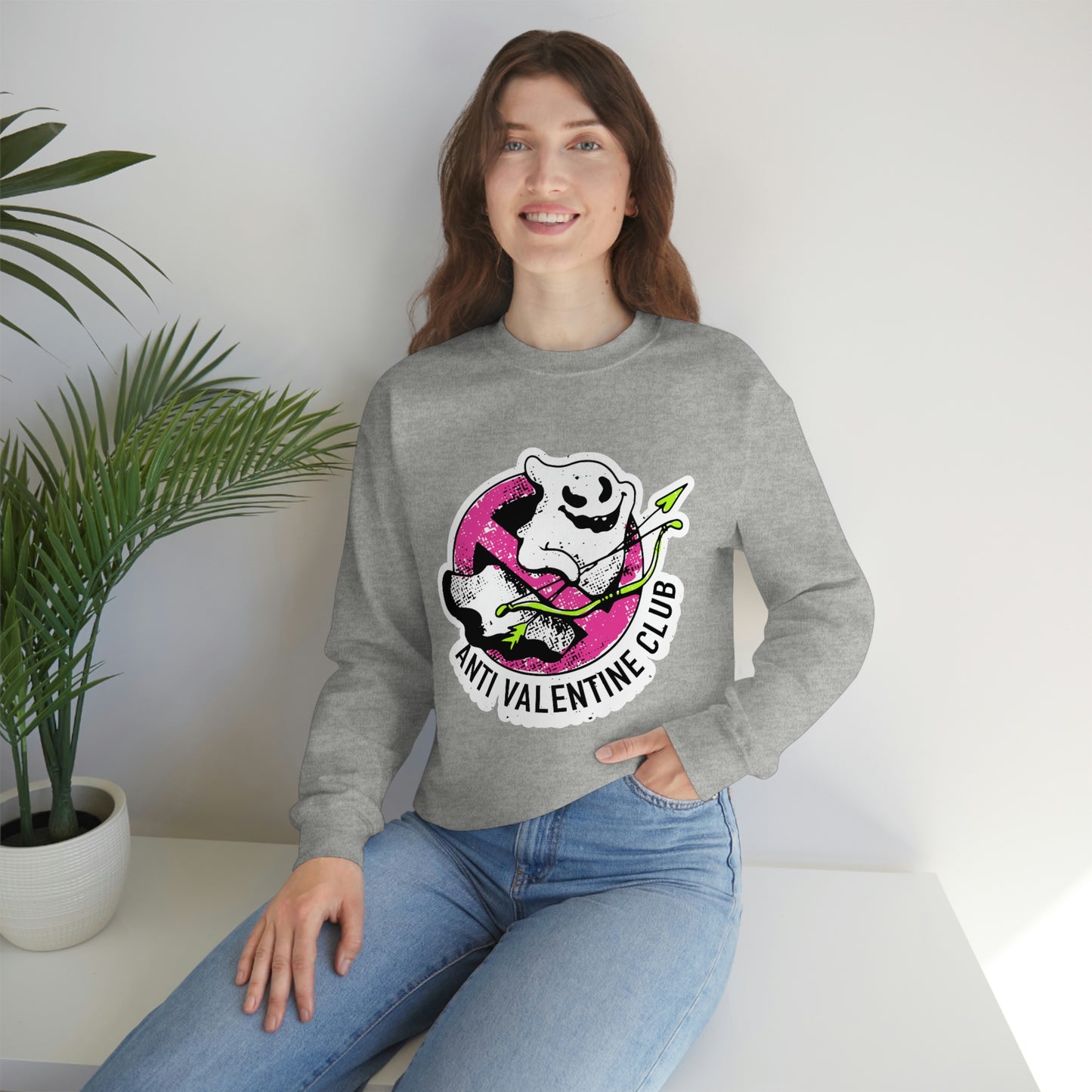 Anti Valentines CLub Ghost Sweatshirt