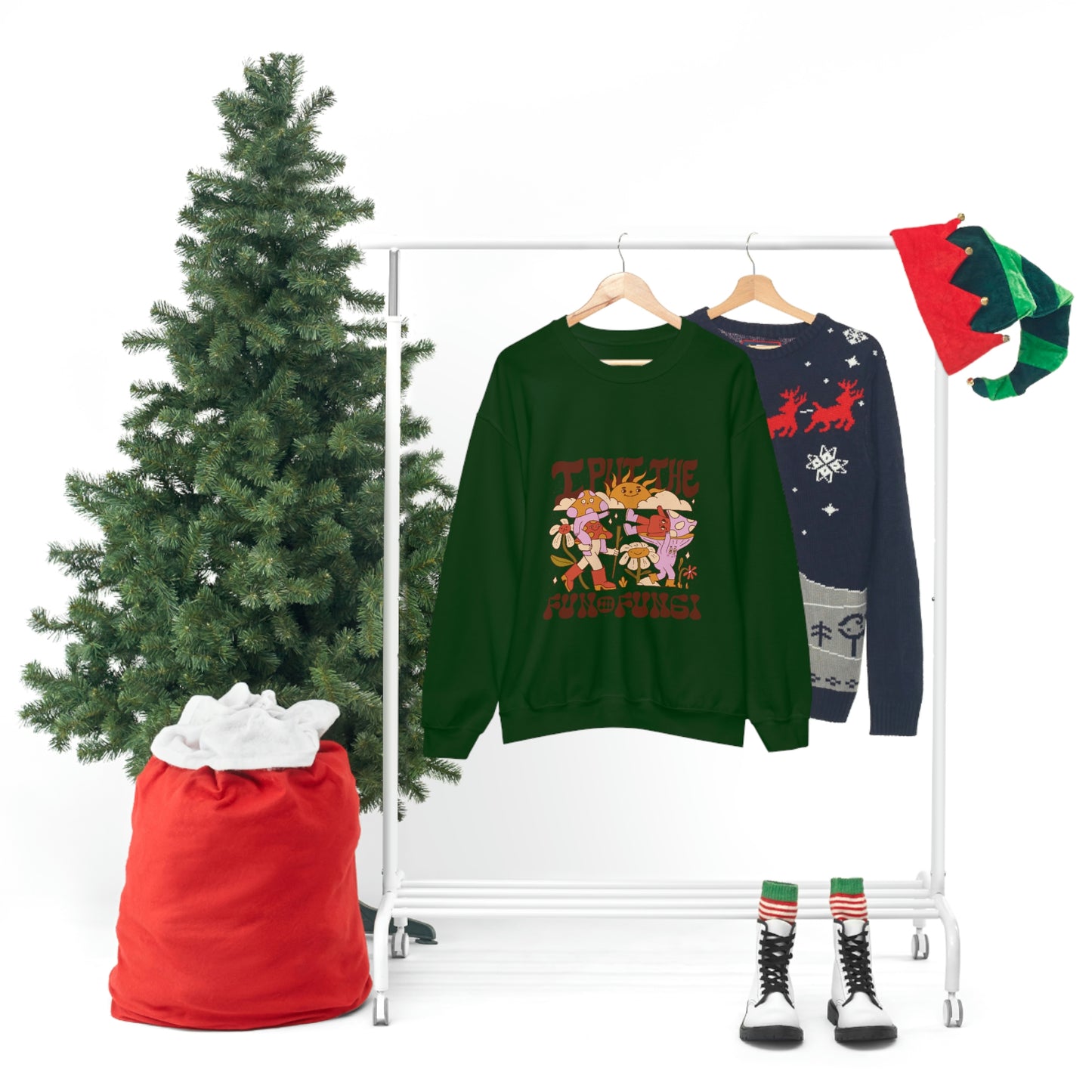 Cottagecore I Put The Fun In Fungi Sweatshirt