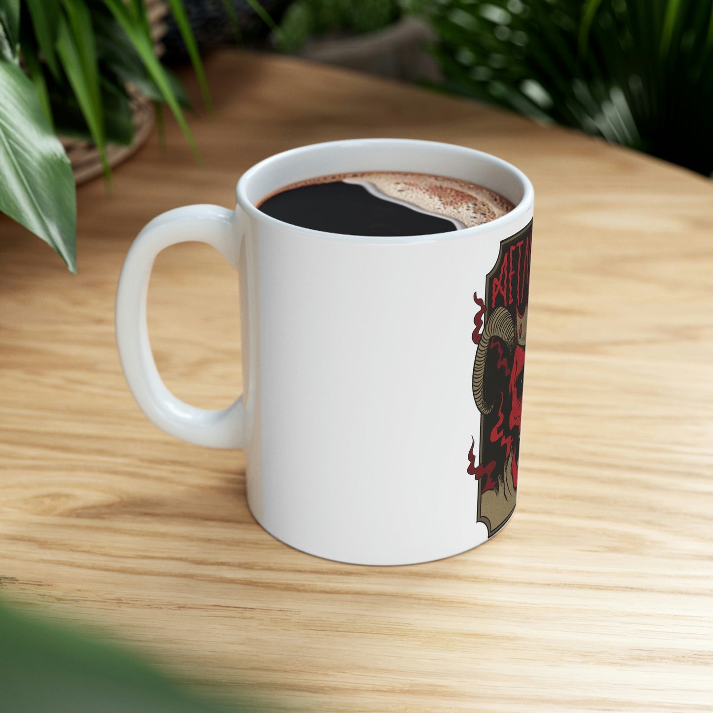 METAL KINGS BAND Goth Aesthetic White Ceramic Mug