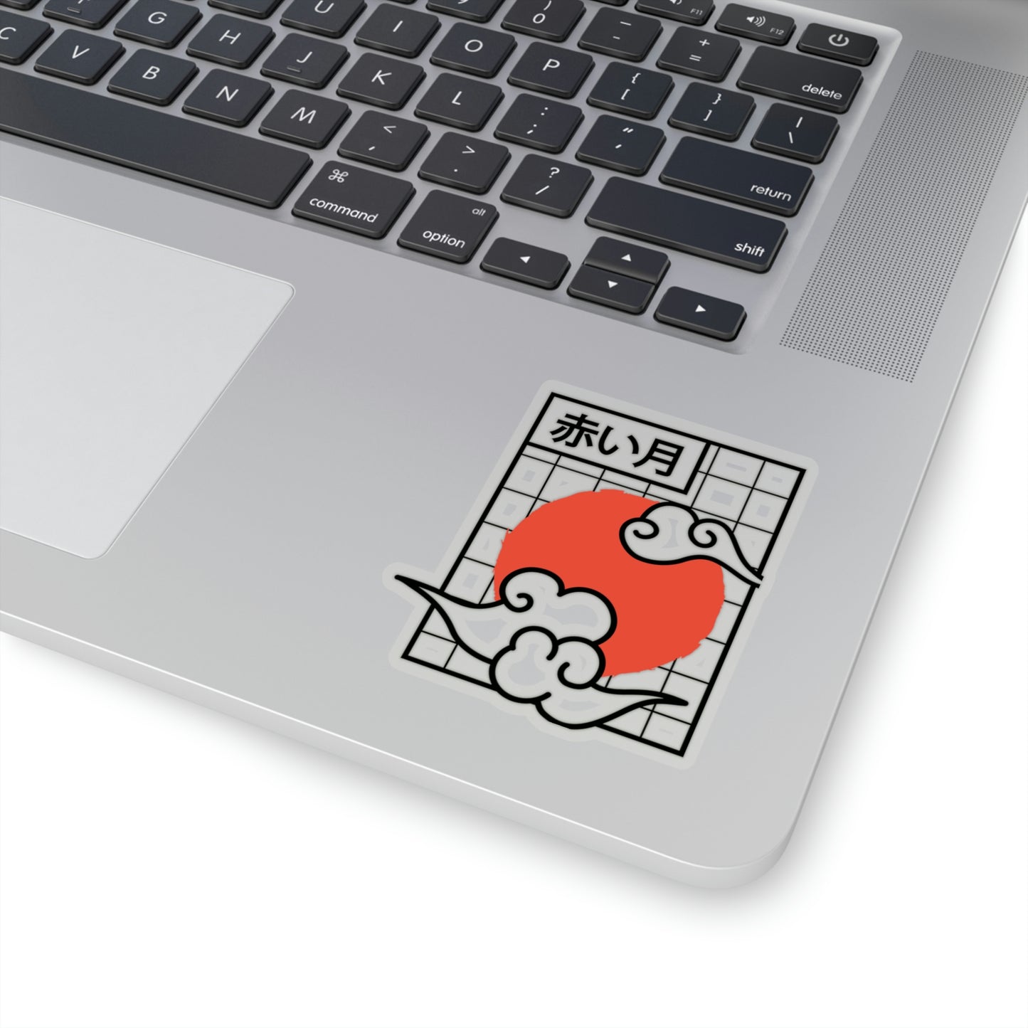 Japanese Aesthetic Redmoon Sticker