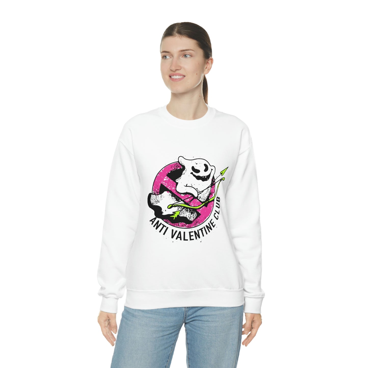 Anti Valentines CLub Ghost Sweatshirt