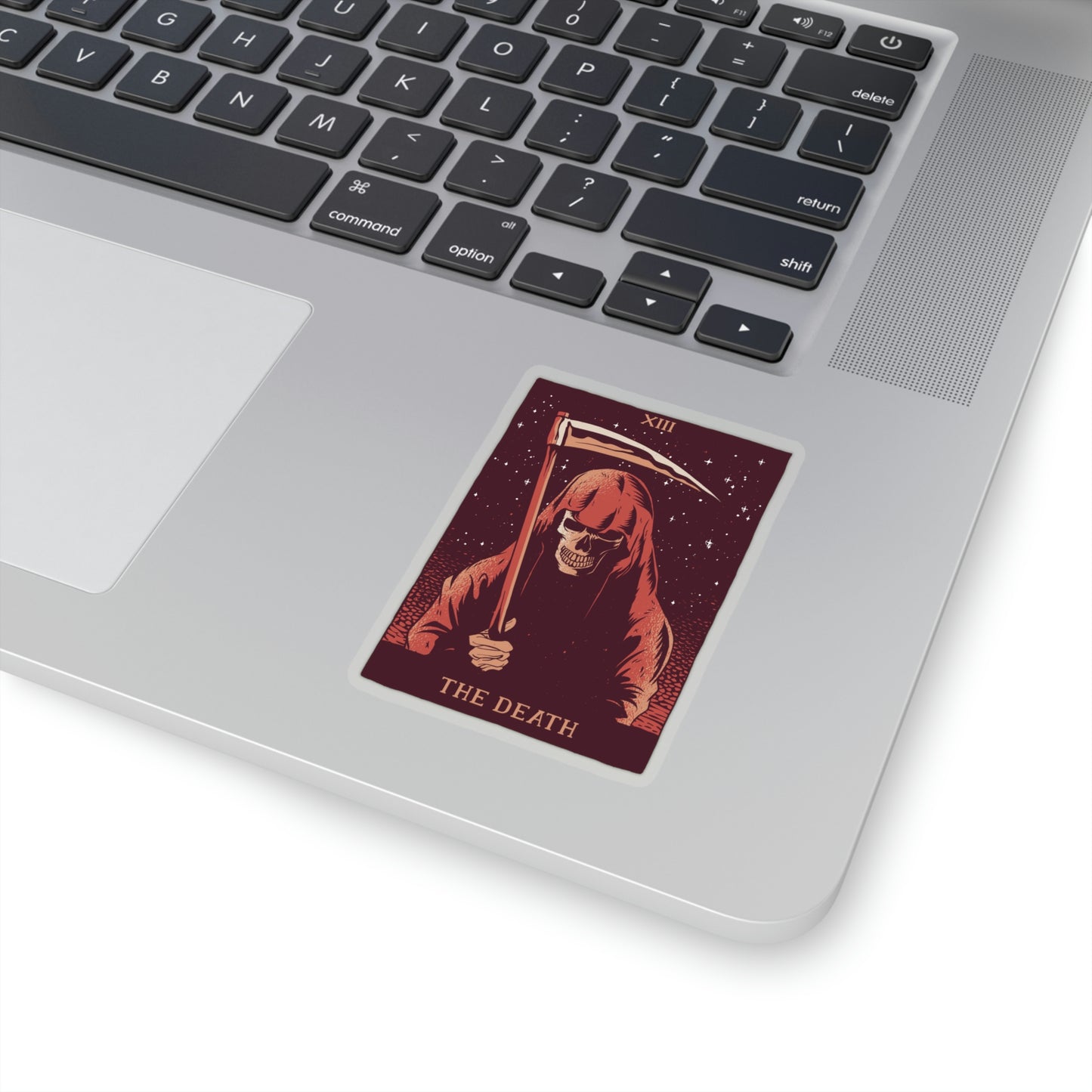 The Death Grim Reaper Tarot Card Goth Aesthetic Sticker