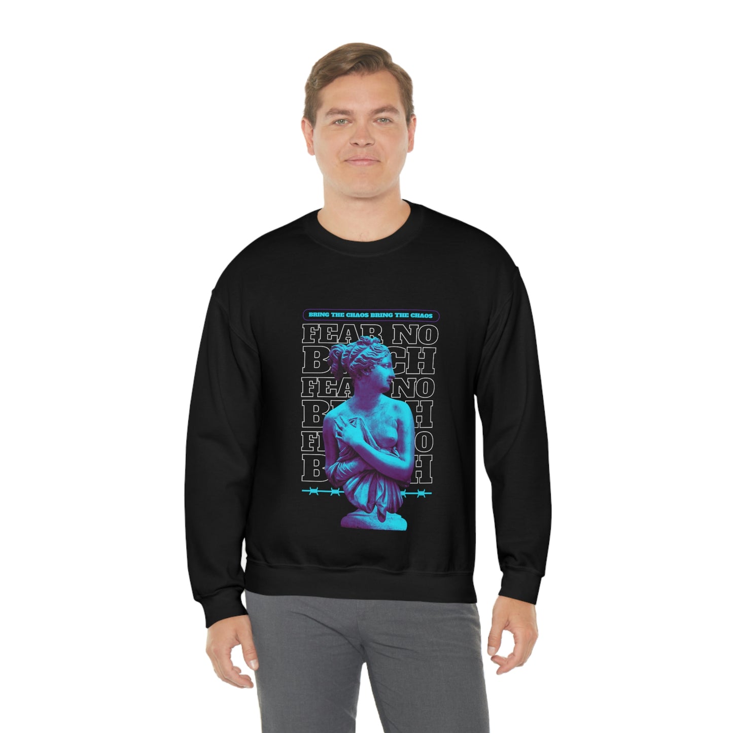 Fear No Bitch Y2k Aesthetic Sweatshirt