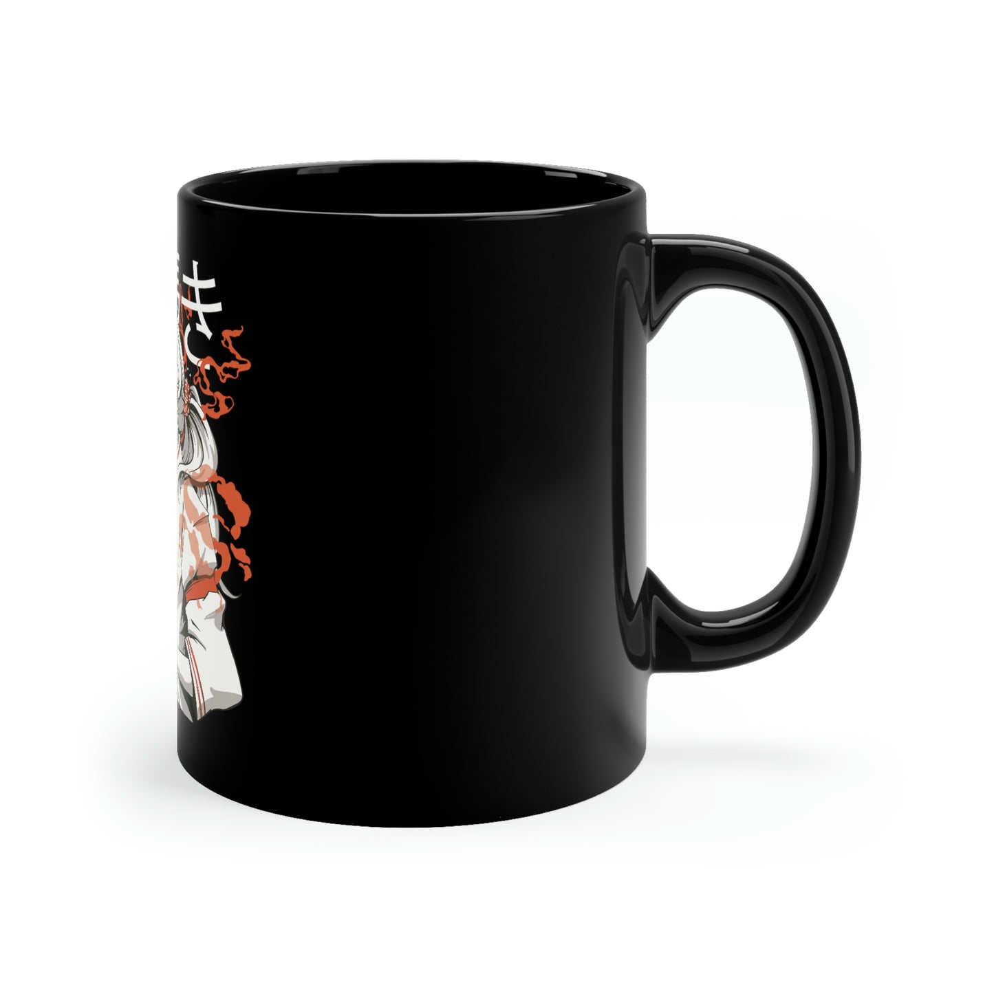 Japanese Aesthetic Kitsune Samurai Mug